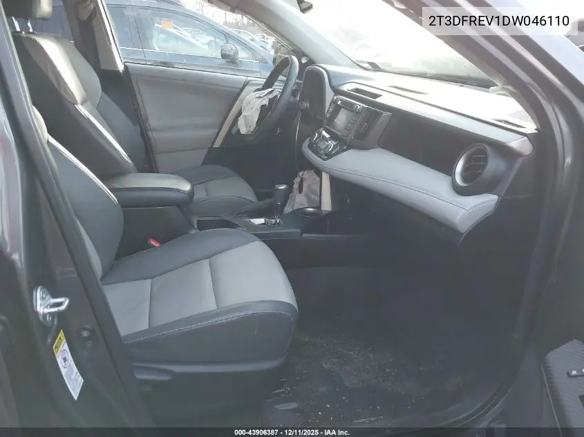 2T3DFREV1DW046110 2013 Toyota Rav4 Limited