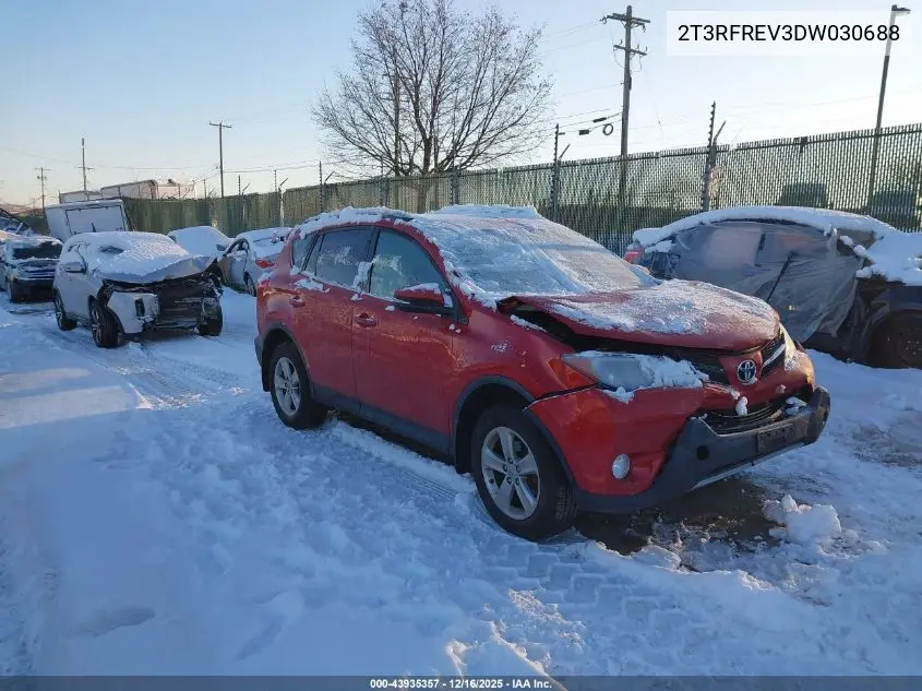 2T3RFREV3DW030688 2013 Toyota Rav4 Xle