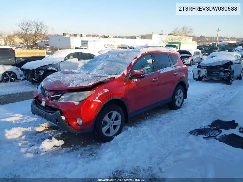 2T3RFREV3DW030688 2013 Toyota Rav4 Xle