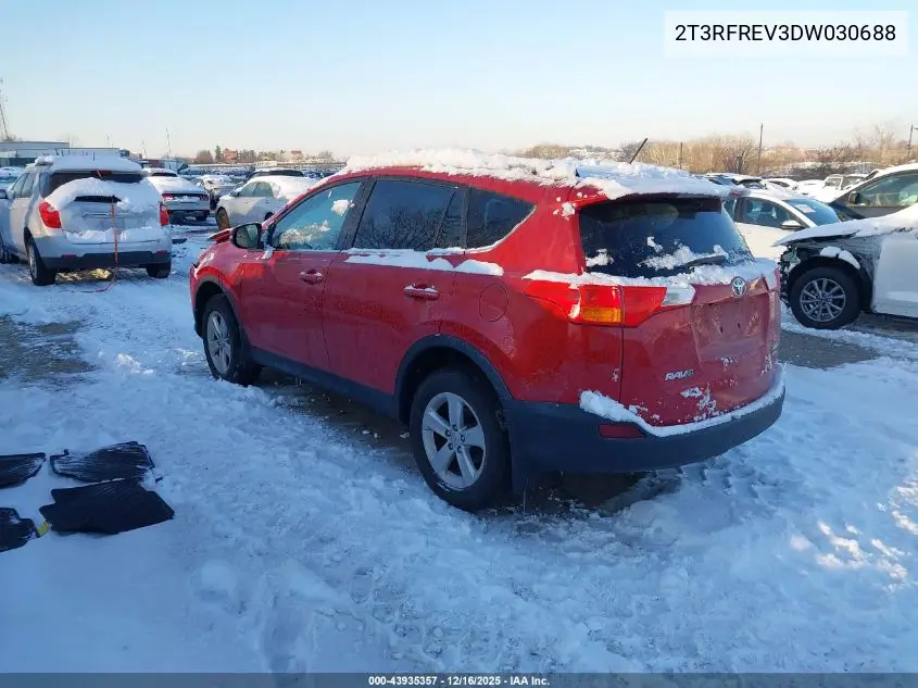 2T3RFREV3DW030688 2013 Toyota Rav4 Xle
