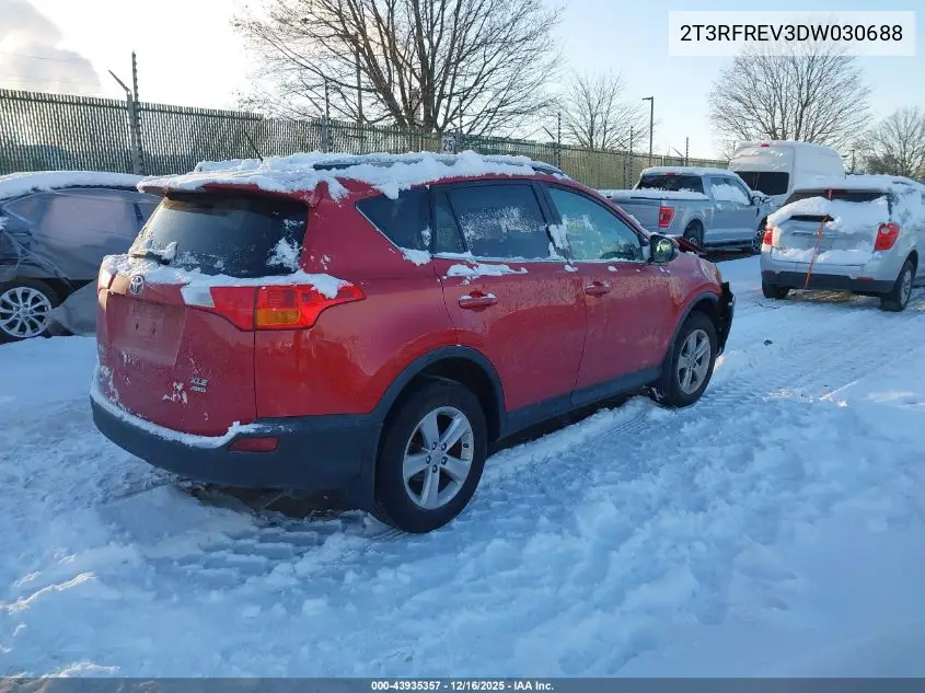 2T3RFREV3DW030688 2013 Toyota Rav4 Xle