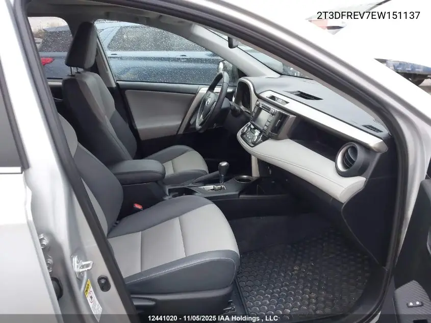 2T3DFREV7EW151137 2014 Toyota Rav4 Limited