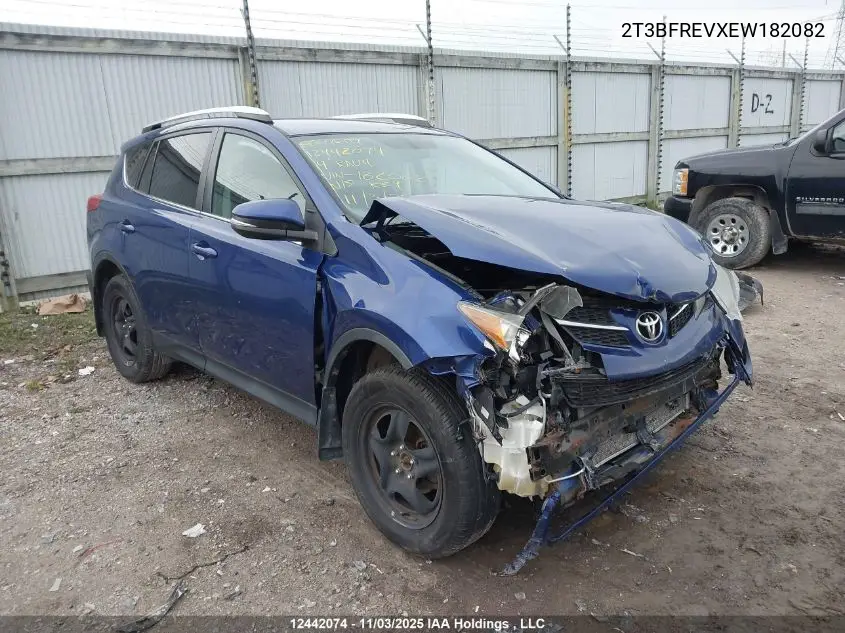 2T3BFREVXEW182082 2014 Toyota Rav4 Le
