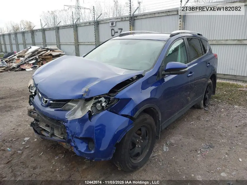 2T3BFREVXEW182082 2014 Toyota Rav4 Le