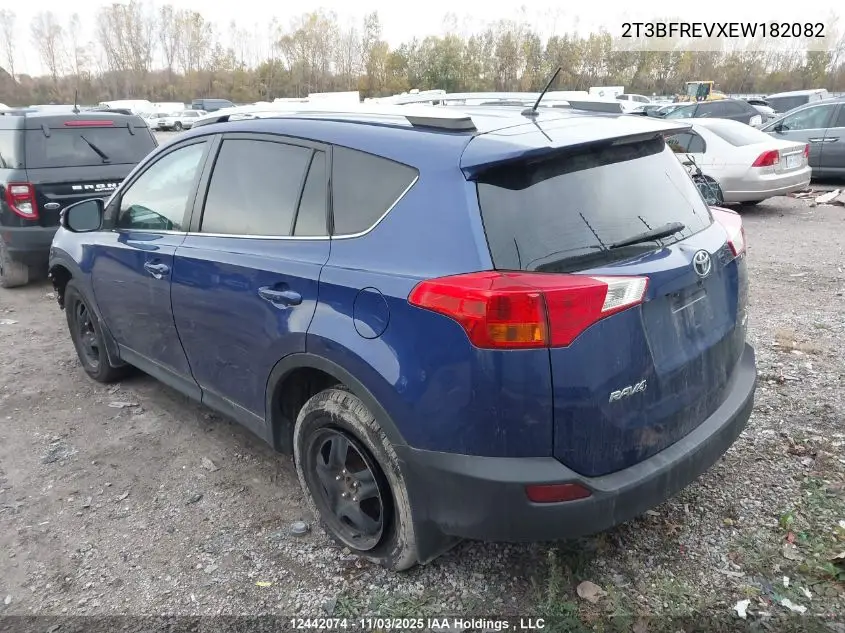 2T3BFREVXEW182082 2014 Toyota Rav4 Le