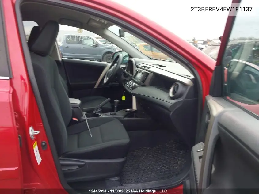 2T3BFREV4EW181137 2014 Toyota Rav4 Le