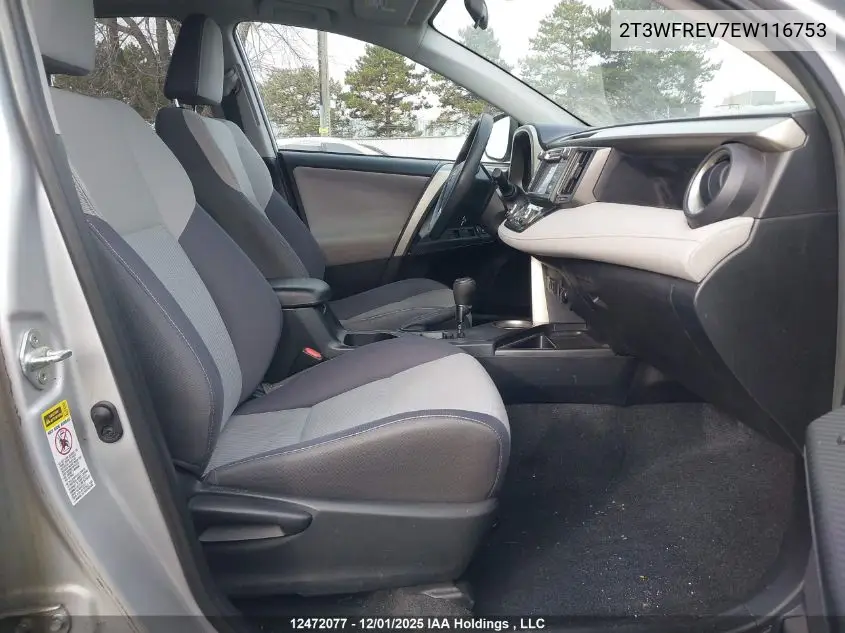 2T3WFREV7EW116753 2014 Toyota Rav4 Xle