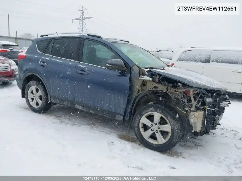 2T3WFREV4EW112661 2014 Toyota Rav4 Xle