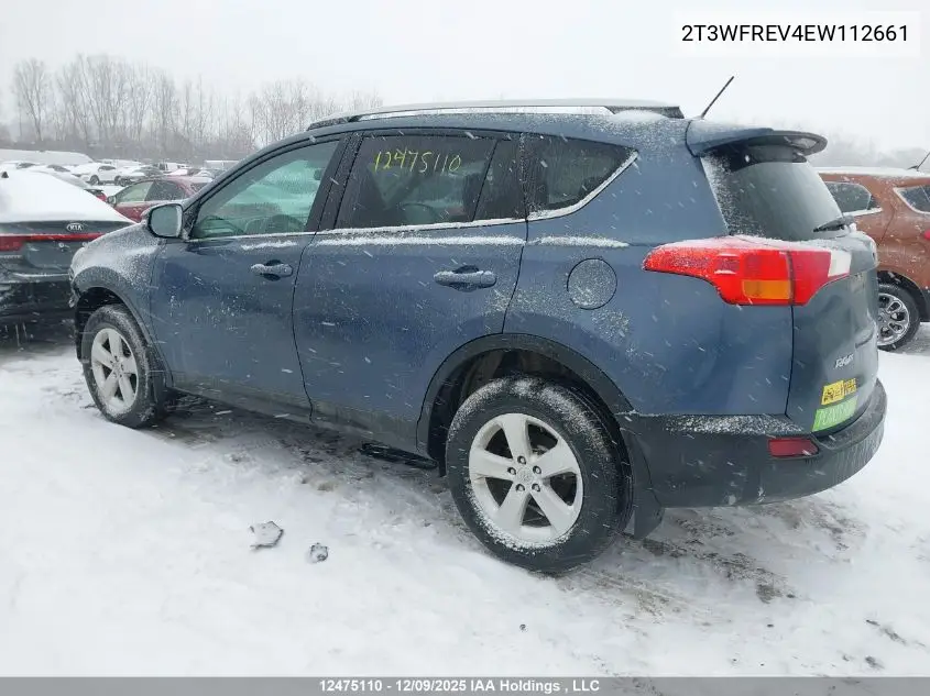 2T3WFREV4EW112661 2014 Toyota Rav4 Xle