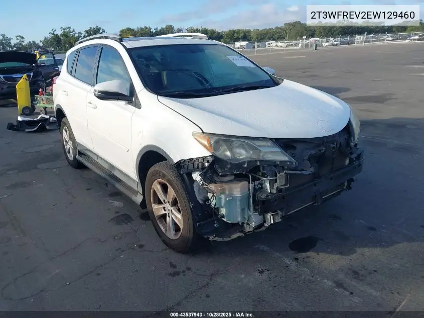 2T3WFREV2EW129460 2014 Toyota Rav4 Xle