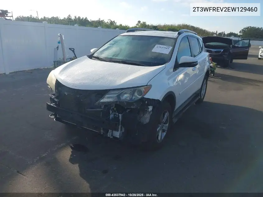 2T3WFREV2EW129460 2014 Toyota Rav4 Xle