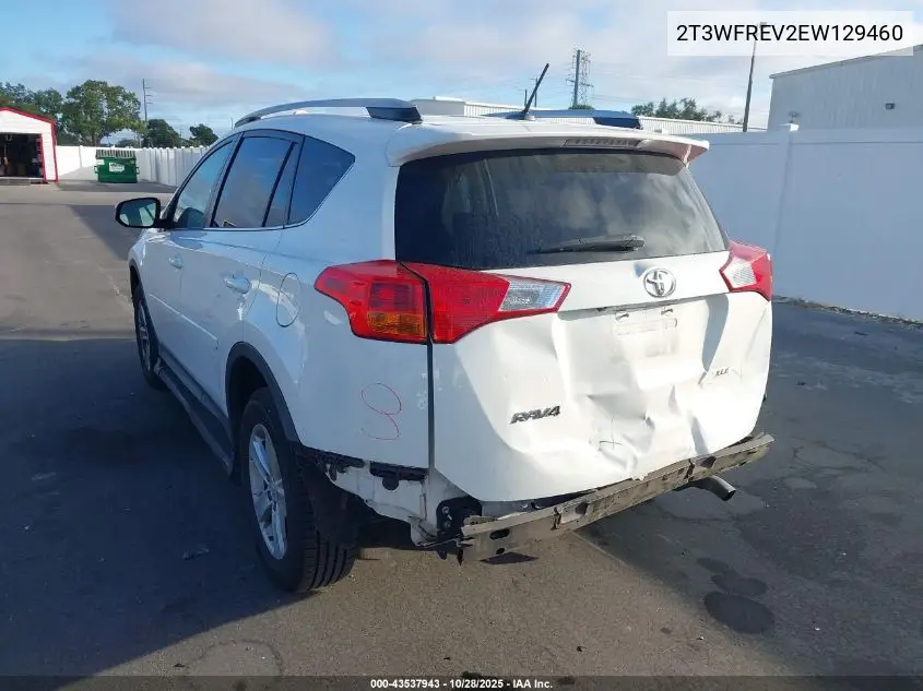 2T3WFREV2EW129460 2014 Toyota Rav4 Xle