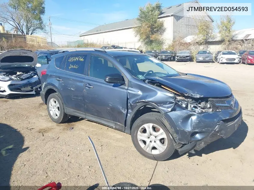 JTMBFREV2ED054593 2014 Toyota Rav4 Le