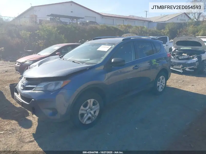 JTMBFREV2ED054593 2014 Toyota Rav4 Le