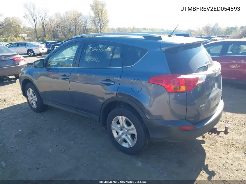 JTMBFREV2ED054593 2014 Toyota Rav4 Le