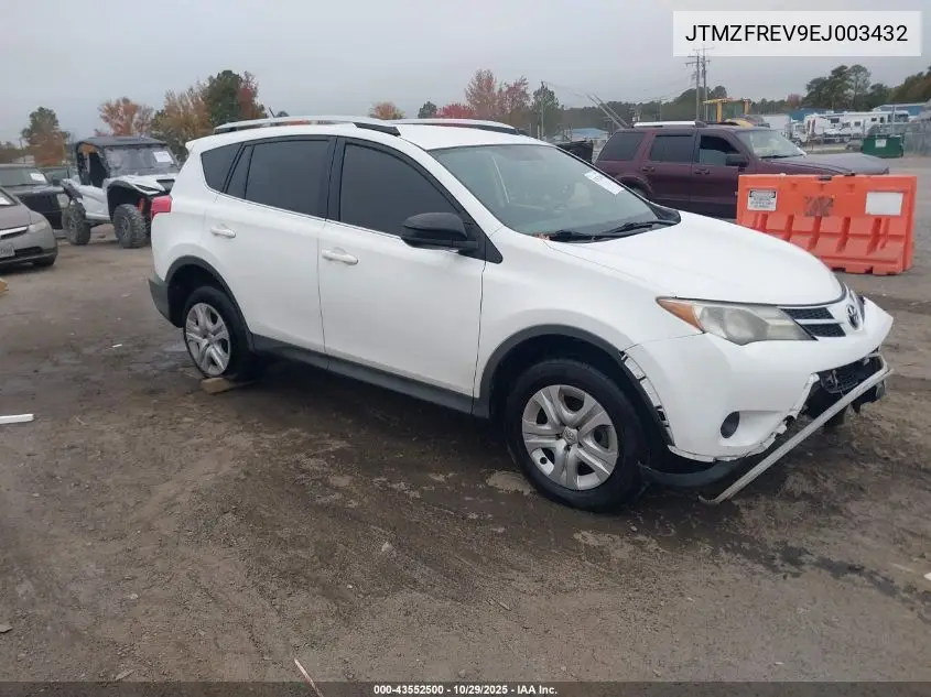 JTMZFREV9EJ003432 2014 Toyota Rav4 Le
