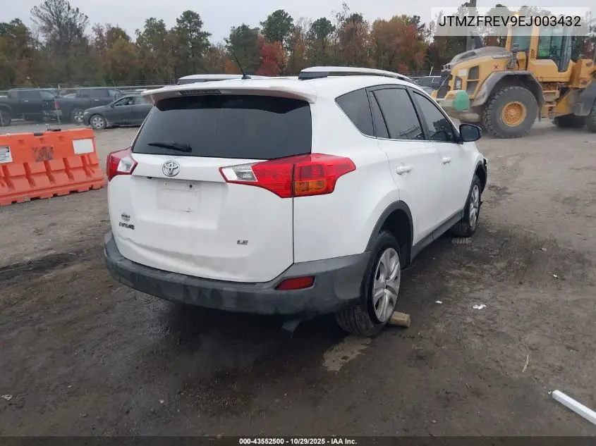 JTMZFREV9EJ003432 2014 Toyota Rav4 Le