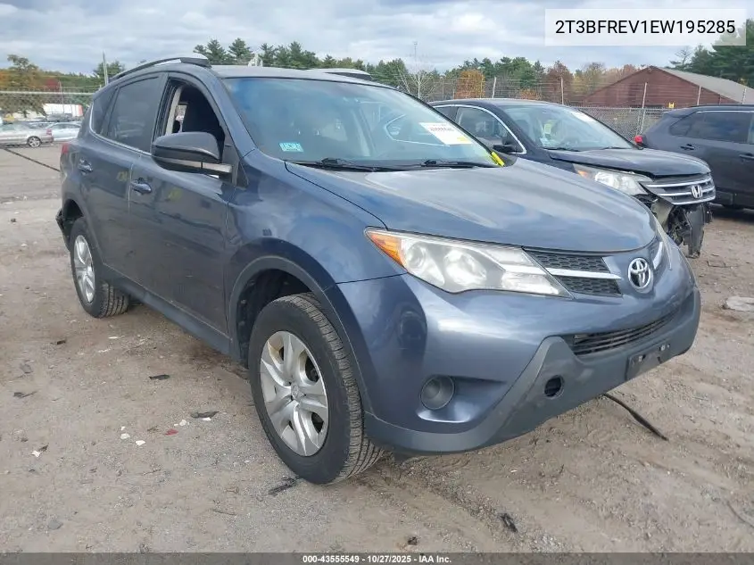 2T3BFREV1EW195285 2014 Toyota Rav4 Le