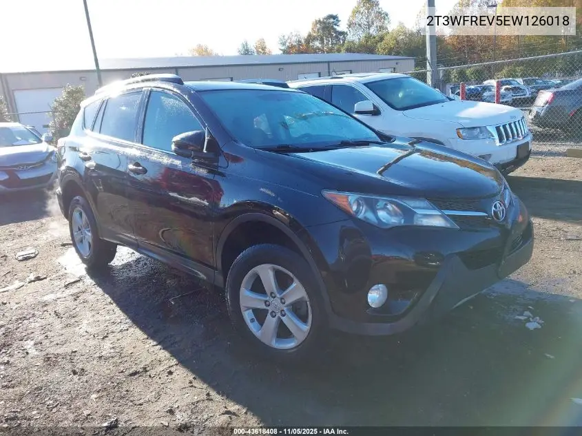 2T3WFREV5EW126018 2014 Toyota Rav4 Xle