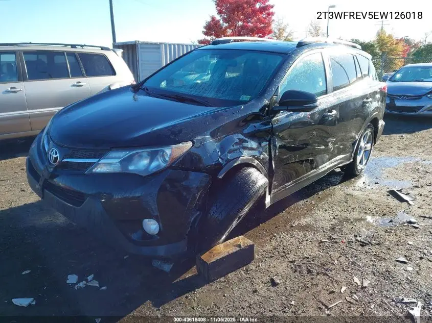 2T3WFREV5EW126018 2014 Toyota Rav4 Xle