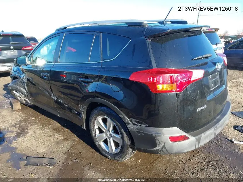 2T3WFREV5EW126018 2014 Toyota Rav4 Xle