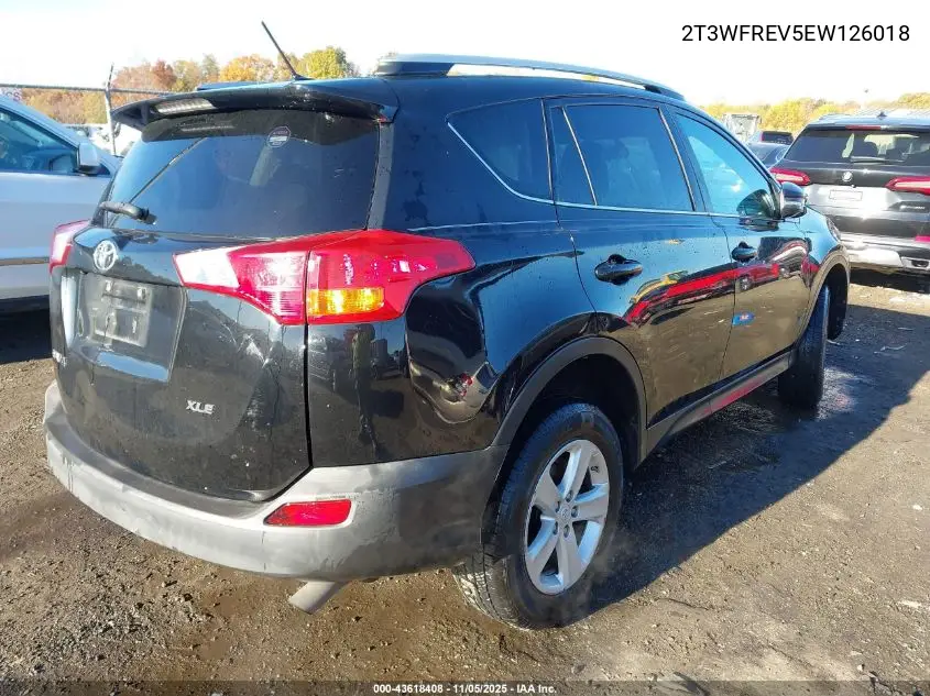 2T3WFREV5EW126018 2014 Toyota Rav4 Xle