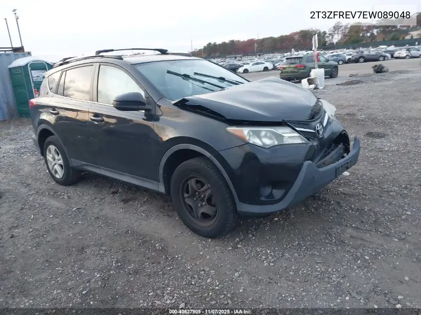 2T3ZFREV7EW089048 2014 Toyota Rav4 Le
