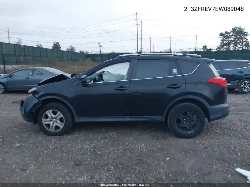 2T3ZFREV7EW089048 2014 Toyota Rav4 Le