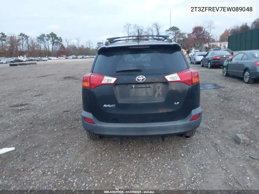 2T3ZFREV7EW089048 2014 Toyota Rav4 Le