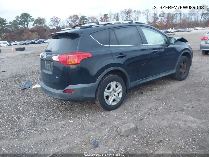 2T3ZFREV7EW089048 2014 Toyota Rav4 Le