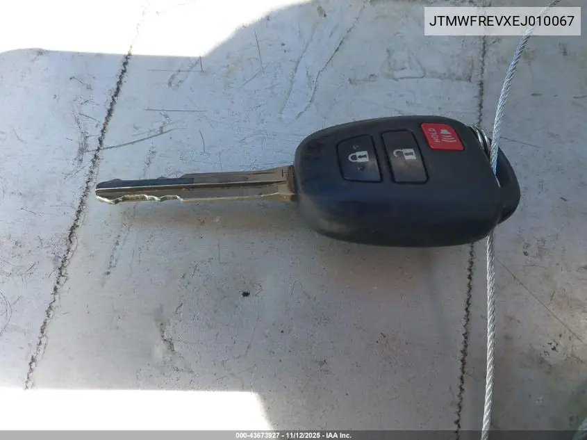 JTMWFREVXEJ010067 2014 Toyota Rav4 Xle
