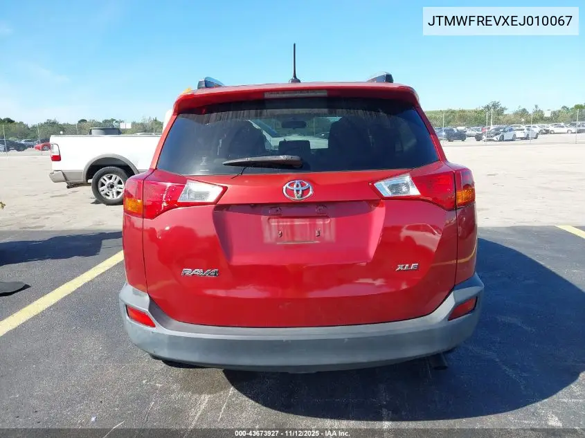JTMWFREVXEJ010067 2014 Toyota Rav4 Xle