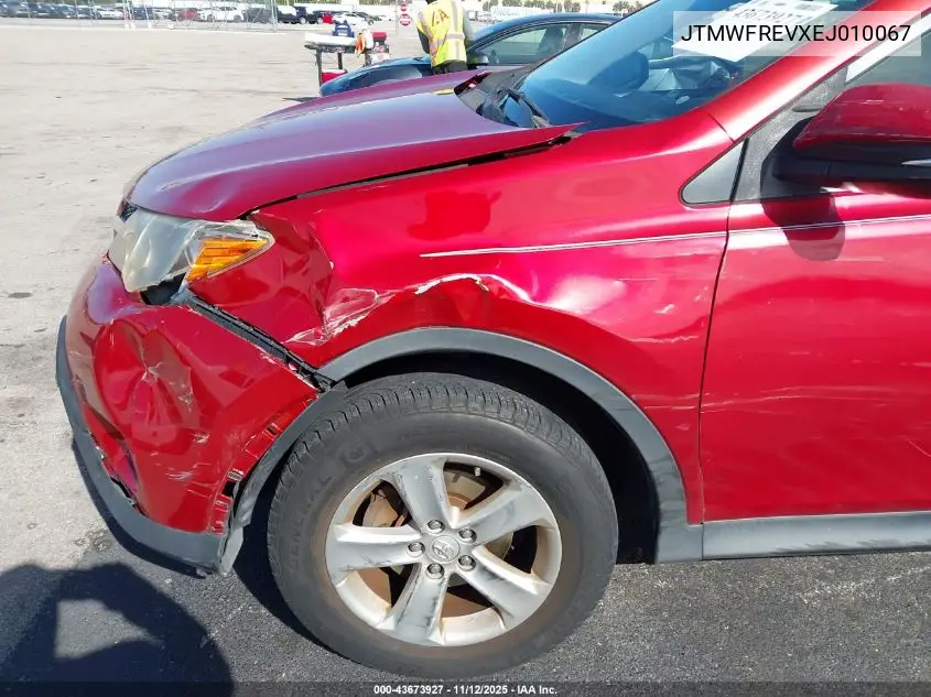 JTMWFREVXEJ010067 2014 Toyota Rav4 Xle