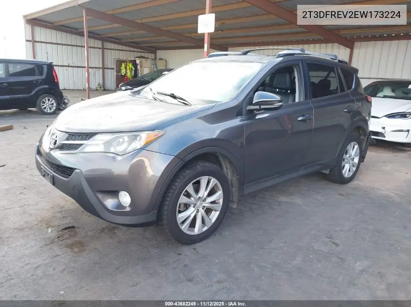 2T3DFREV2EW173224 2014 Toyota Rav4 Limited
