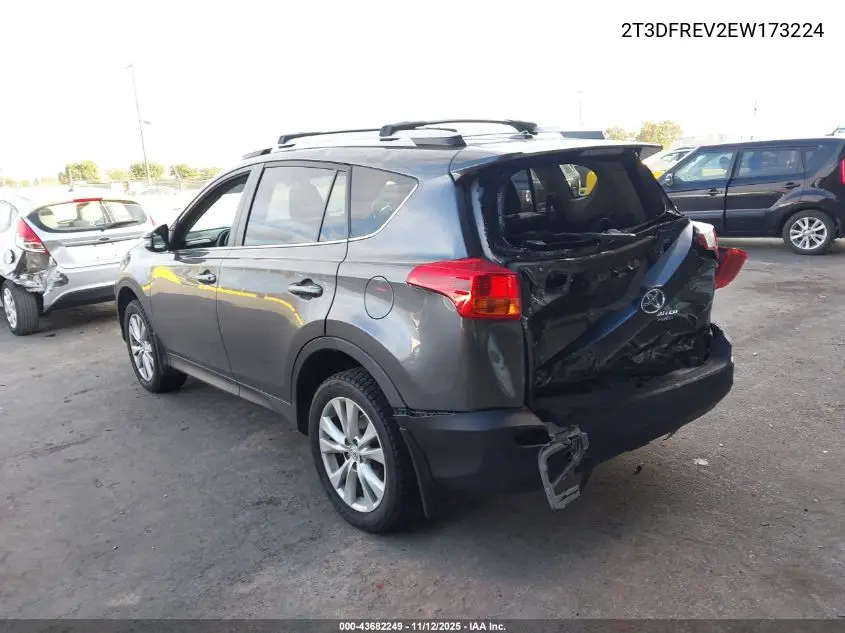 2T3DFREV2EW173224 2014 Toyota Rav4 Limited