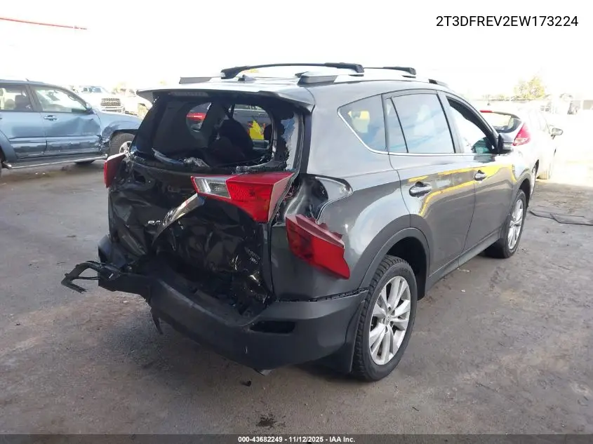 2T3DFREV2EW173224 2014 Toyota Rav4 Limited