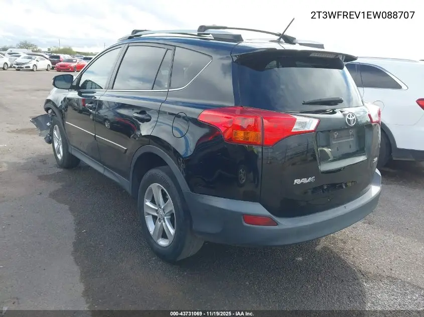 2T3WFREV1EW088707 2014 Toyota Rav4 Xle