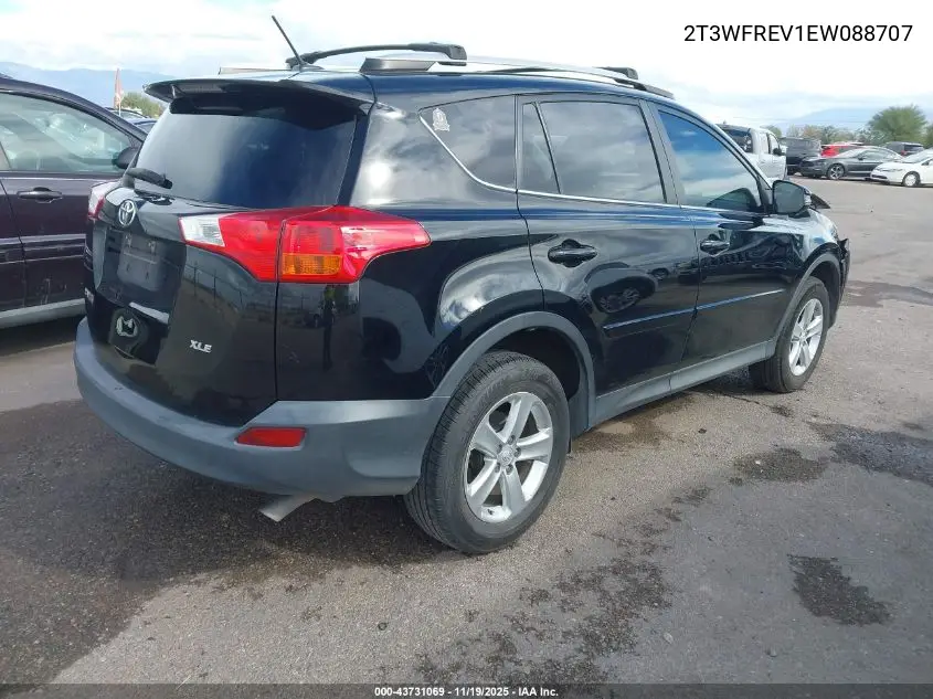 2T3WFREV1EW088707 2014 Toyota Rav4 Xle