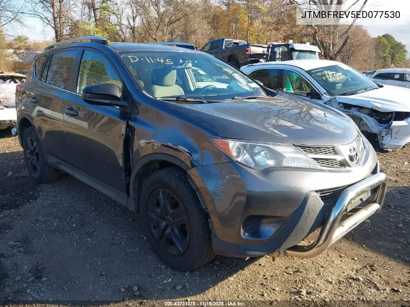 JTMBFREV5ED077530 2014 Toyota Rav4 Le
