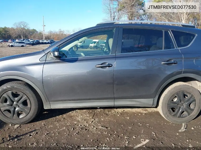 JTMBFREV5ED077530 2014 Toyota Rav4 Le