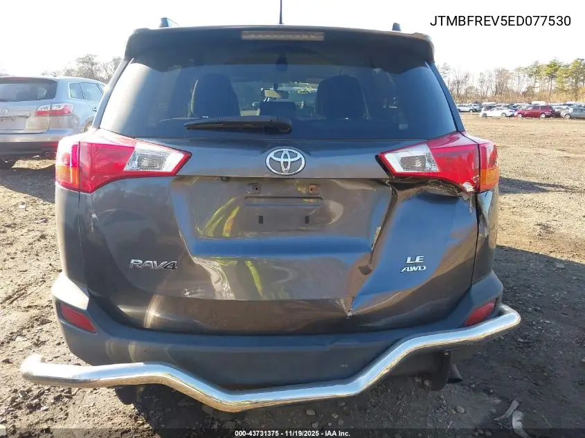 JTMBFREV5ED077530 2014 Toyota Rav4 Le