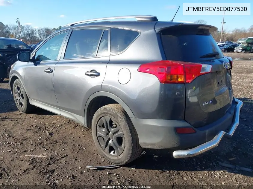 JTMBFREV5ED077530 2014 Toyota Rav4 Le