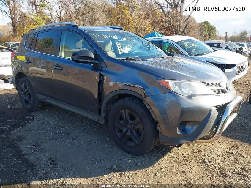 JTMBFREV5ED077530 2014 Toyota Rav4 Le