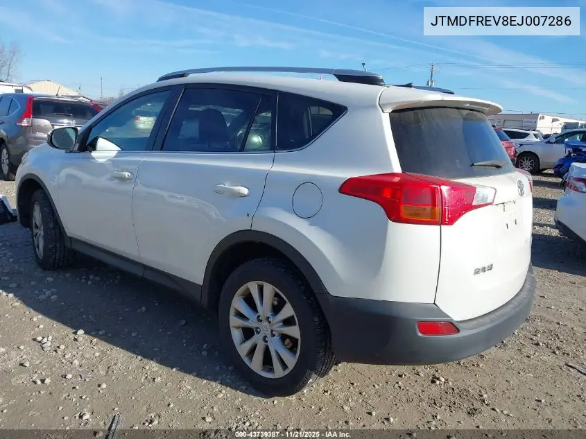 JTMDFREV8EJ007286 2014 Toyota Rav4 Limited