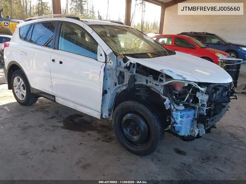 JTMBFREV8EJ005660 2014 Toyota Rav4 Le