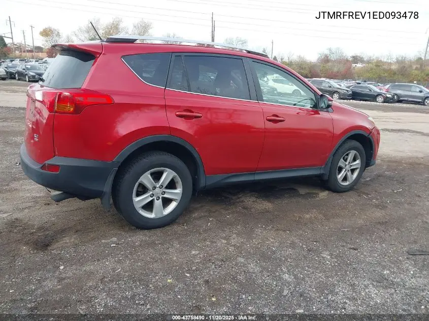 JTMRFREV1ED093478 2014 Toyota Rav4 Xle