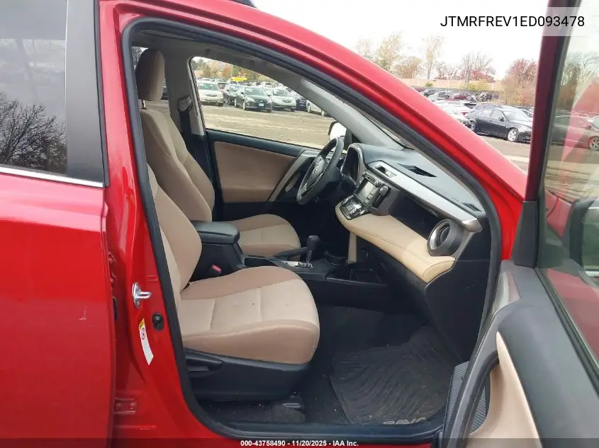JTMRFREV1ED093478 2014 Toyota Rav4 Xle
