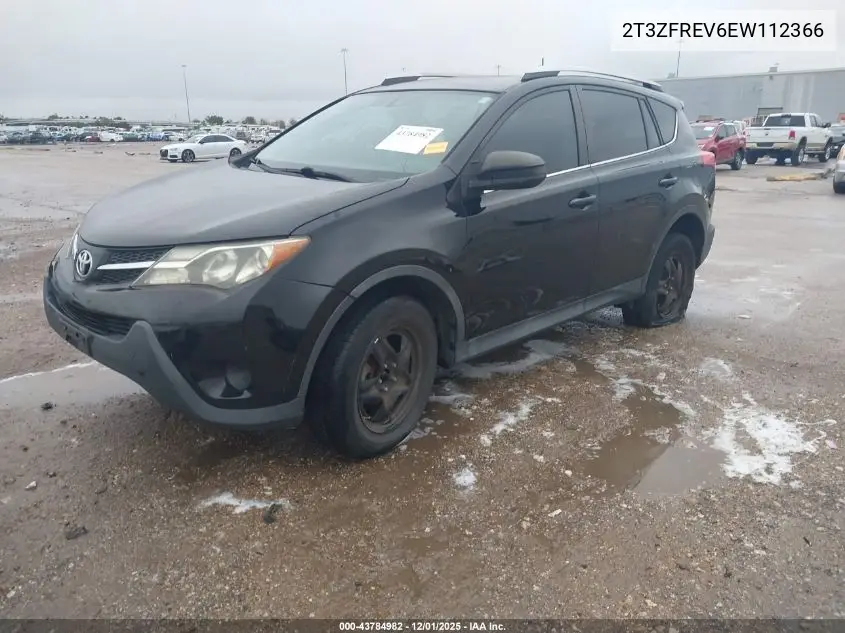 2T3ZFREV6EW112366 2014 Toyota Rav4 Le
