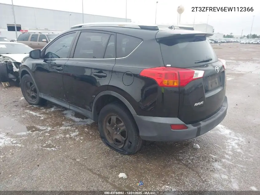2T3ZFREV6EW112366 2014 Toyota Rav4 Le
