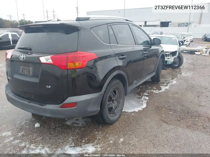 2T3ZFREV6EW112366 2014 Toyota Rav4 Le